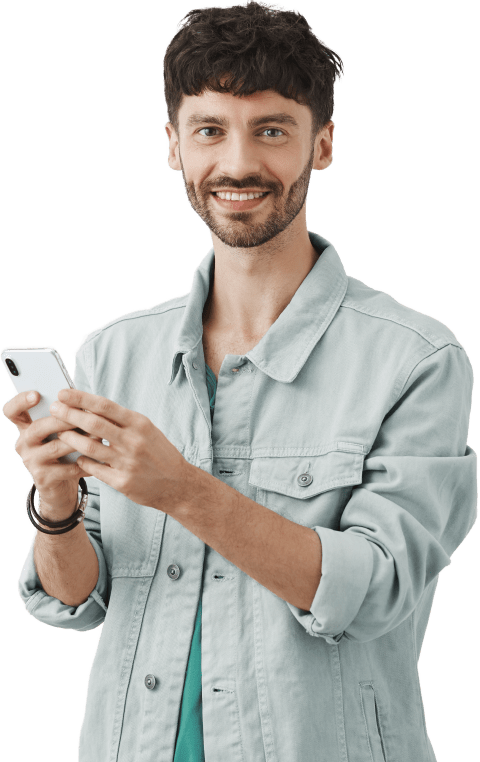 man using faxburner