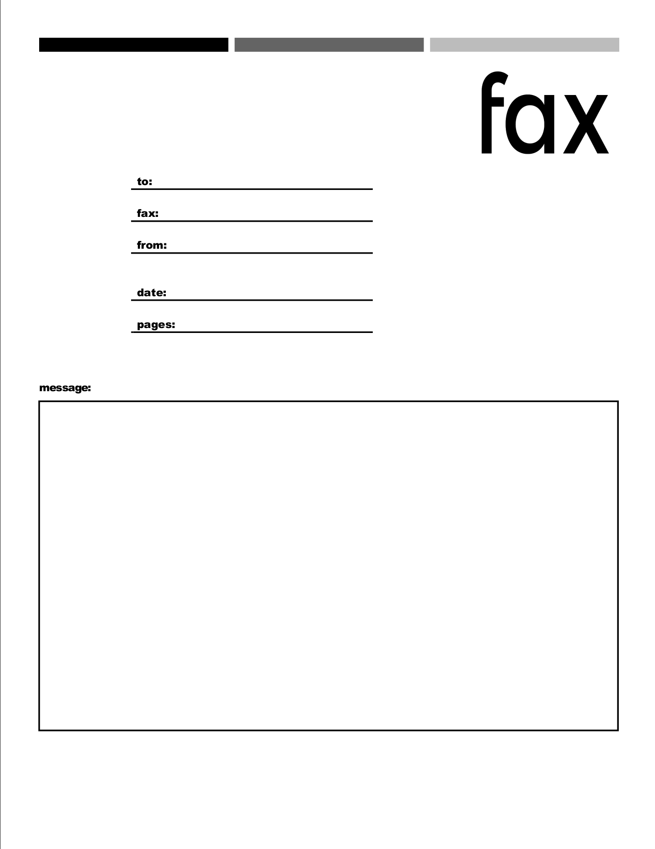 Fax Cover Sheet Free Fax Cover Sheet Templates For Your Business   Template3 